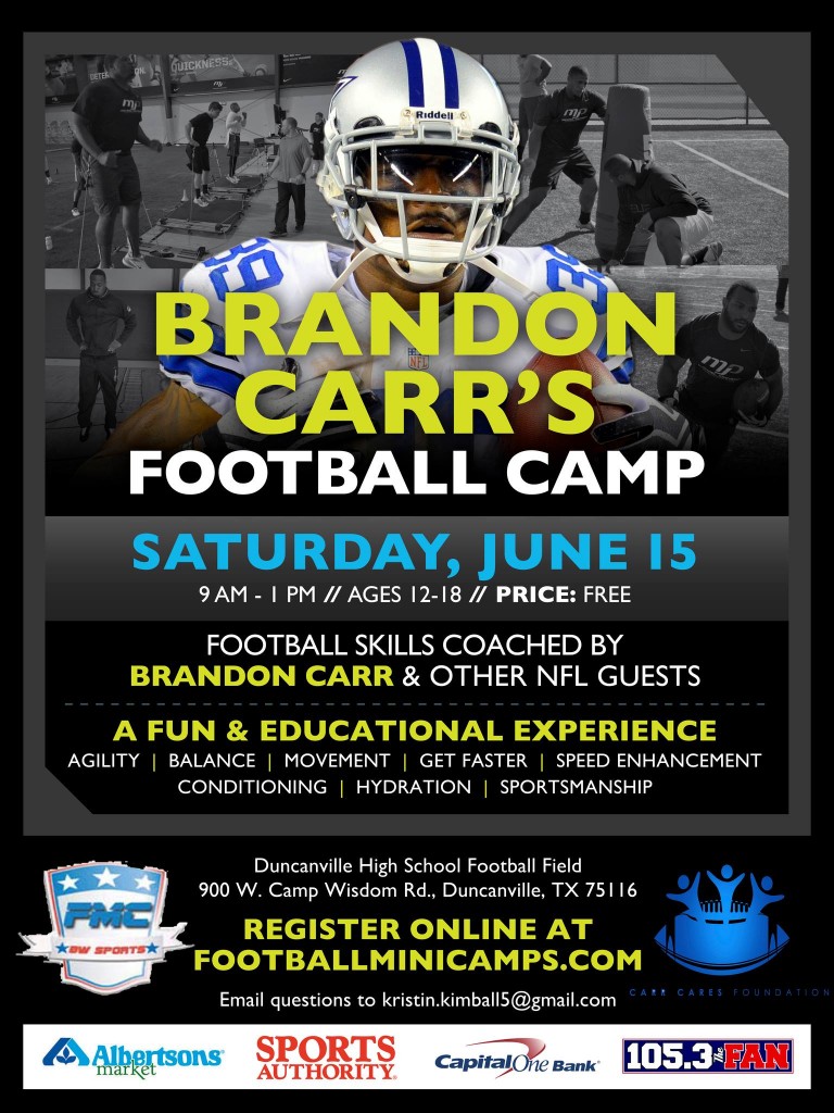 Brandon Carr Football Camp
