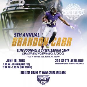 5th Annual Brandon Carr Elite Football & Cheerleading Camp (2)